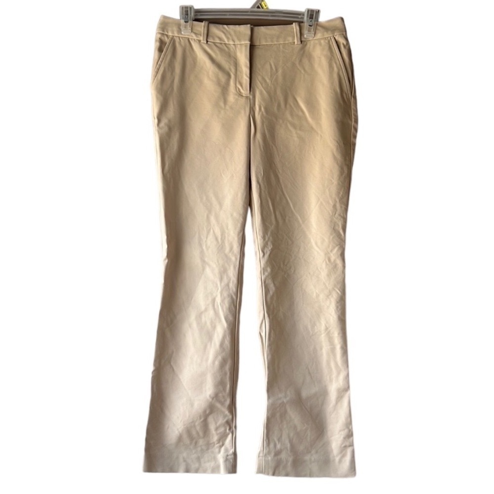 TALBOTS Cream Freeport Chino Pants Size 8P